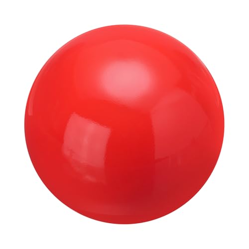 QUARKZMAN Boule de Décoration Globe Gazing 3,5 Pouces 90 mm Sphère Réfléchissante de Jardin Sphère Polie en Acier Inoxydable sans Soudure, Boule Creuse Lisse, Globe Miroir pour Jardin, Rouge