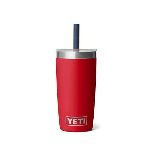 Image of YETI Rambler Jr. 10 Oz Tumbler with Silicone Straw Lid