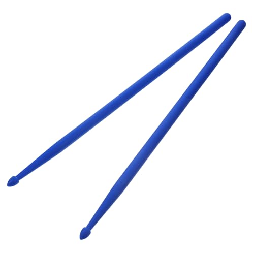 Baquetas para práctica y actuación Hemoton, de nailon, color azul, para batería, marimba y tongue drum miniatura 1