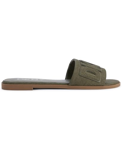 Image of DKNY Women's Willow Flat Slide Sandal With Logo