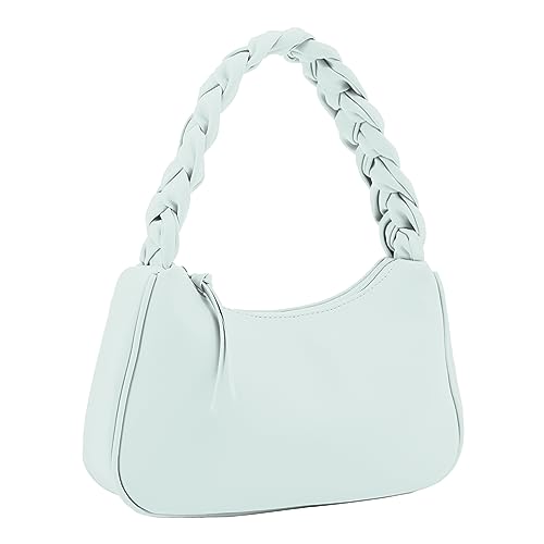 Image of Emperia Braided Top Handle Shoulder Bag For Women, Trendy Designer Small Hobo Tote Handbag