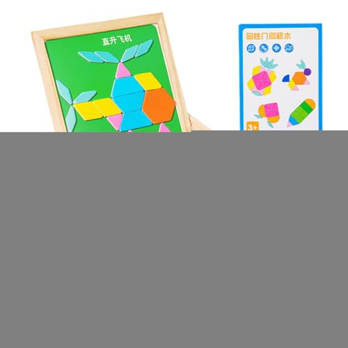 Tangram Magnético para Niños | Juguetes Educativos Stem De Madera,de Desafío Mental | para Niños y Niñas Hogar Escuela Aula Preescolar Viaje Actividad Grupal