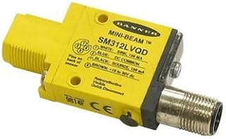 Banner Engineering SM312LVQD-50939 Sensor, Mini-Beam DC, Short Range