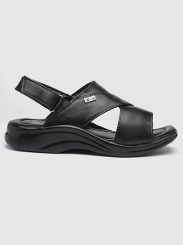 Image of Action-ELEGANT-431 Lightweight Comfortable Synthetic Leather Sandals for Men Black