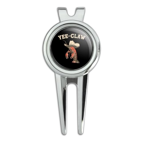 GRAPHICS & MORE Yee-Claw Crawfish Golf Divot Repair Tool and Ball Marker