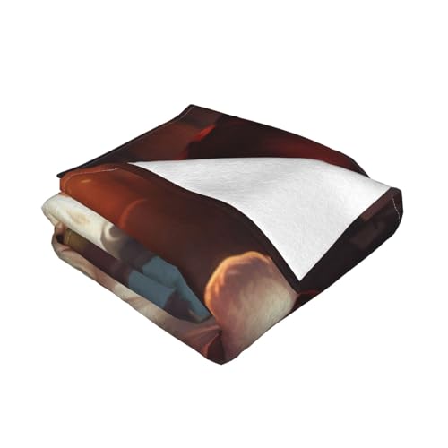 Couverture micro polaire 203x152 cm haute définition pour canapé - 8
