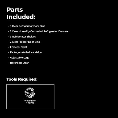 Kenmore 33 in. 20.4 cu. ft Capacity Refrigerator/Freezer with Full-Width Adjustable Glass Shelving, Humidity Control Crispers, Ice Maker, ENERGY STAR Certified, Black on Fridge.com