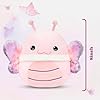 Easfan Pink Butterfly Plush Pillow Soft Plush Toy Cute Stuffed Animal Fluffy Nap Pillow for Kids,Home Decor,Birthday Festival Gifts for Girls,Kids,Toddlers #2