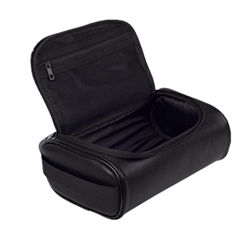 Leather Toiletry Bag for Men, TRIPON Water-Resistant Travel Wash Bag Shaving Dopp Kit for Men Travel Organiser Cosmetic Toiletries Bag