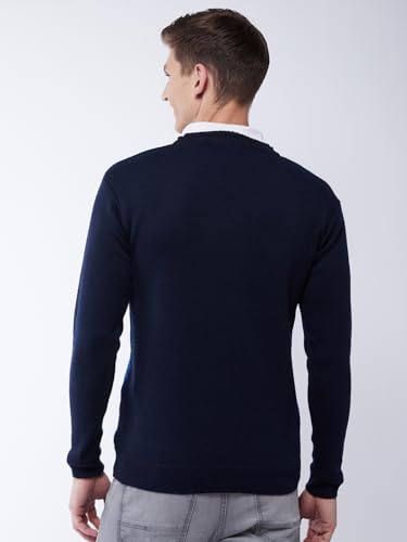 Image of Pivl Men's Winter Geometric Print Sweater - Warmth and Style for The Season||Winterwear||
