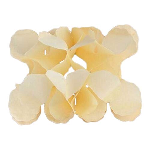 Rarido 3.6m Four Leaf Clover Paper Garland Wedding Party Home Decoration Beautiful Bunting Paper Garland Shower Hotel Decoration #L5 - (Color: beige)