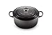 Produktbild Le Creuset Signature Gusseisen-Bräter mit Deckel, Ø 26 cm, Rund, Für alle Herdarten und Induktion geeignet, Volumen: 5,3 l, 5,135 kg, Flint