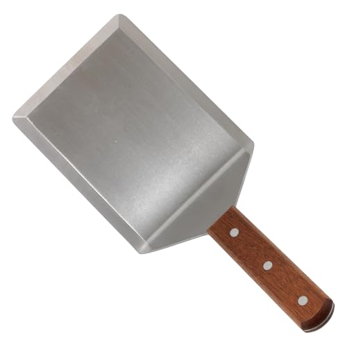 Winco TN56 Offset Turner, stainless steel & wood