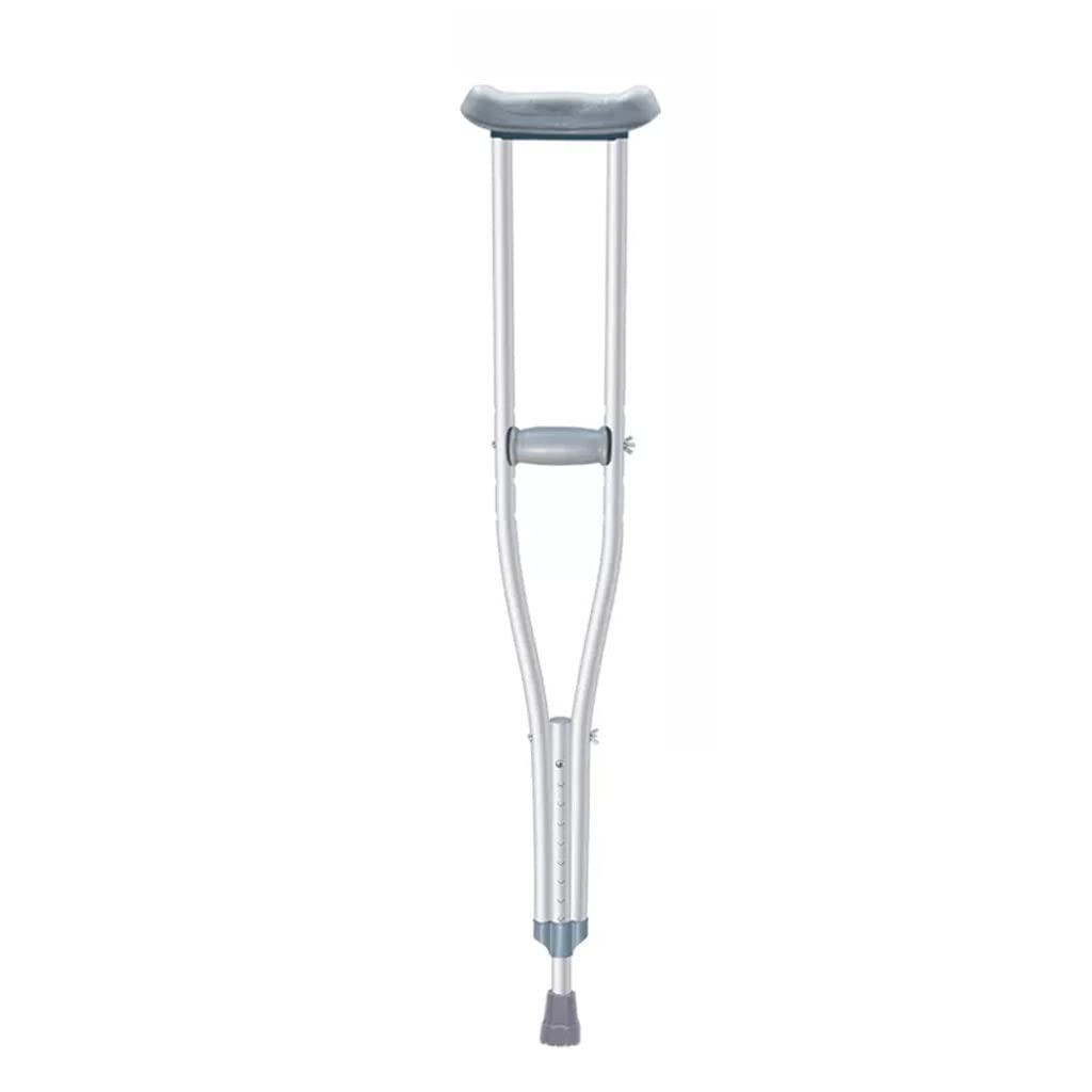 Canne anti-dérapante légère béquilles sous les bras rééducation 112-132cm