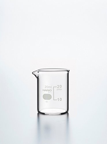 HARIO(ハリオ) ビーカー 目安目盛付 20mL 010020-2071A 6個入