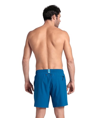 ARENA Men's Evo Solid Beach Boxer Swim Trunks with Pockets Anti-Chafe Mesh Brief2
