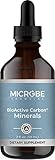 Microbe Formulas: BioActive Carbon Minerals - 2 Fl. Oz. - Plant Derived Minerals - Amino Acids - Made to Support a Full-Body Detox - Support Energy Levels - Convenient Drop Form