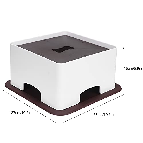 Acouto Mesa de Alimentação Com Animais de Estimação Com Bloco de Silicone Sem Deslizamento para Cães