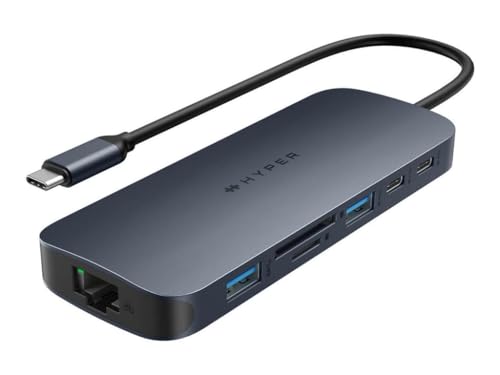 Targus HyperDriveEcoS Gen2 Hub USB-C 11-en-1 avec double sortie HDMI pour ordinateur portable