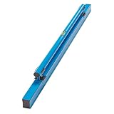 OX Pro 48 Inch Concrete Screed Board with Level Vial and Ergonomic Handle Grip - Made From Heavy Duty Structural Alloy - Lightweight & Reversible with Internal Strength Support Bars P021312