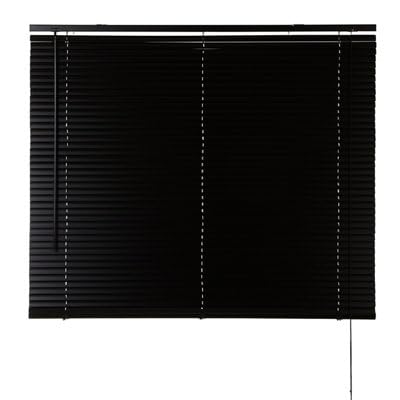 GoodHome Store vénitien Colours Studio Aluminium Noir 180 x 180 cm