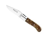 couteau fontenille sabot  fontenille pataud 9511 Couteau, Lame Mate, en BT de Manche Acier 14C28N, mitre Mate, Manche 10,5 cm Bois hêtre Debout stabilisé
