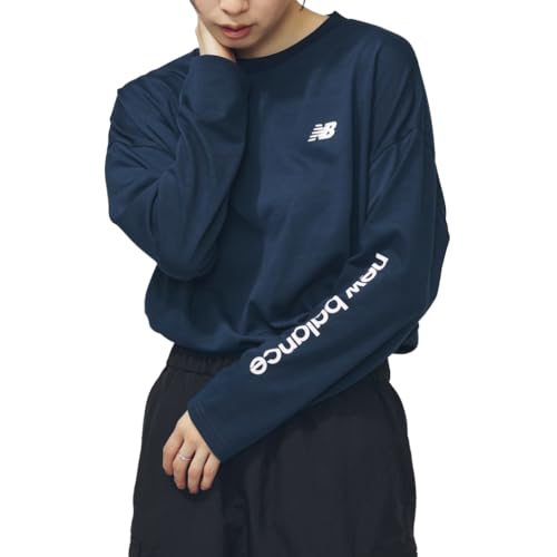 new balance(ニューバランス) THE CITY 長袖 機能 Tシャツ ファンクションロングスリーブTシャツ スポーツウェア レディース LLレディス(O) ネイビー