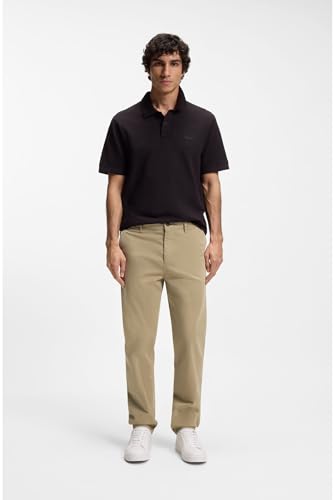 Boss Para Hombre. 50510917 PantalóN Chino Tapered Beige (33/36), Casual, AlgodóN - 3