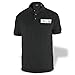 First Class Poly/Cotton 60%/40% Tactical Security Polo Shirts (XL, Black/White Security)
