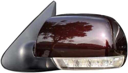 Rétroviseur extérieur pour Hyundai IX55 et Veracruz 6 broches côté gauche rouge