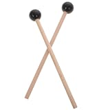 Baguettes de Percussion en Bois Foncé, Lot de 2, Prise Confortable...