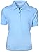 French Toast Girl's Uniform Polo Short Sleeve Interlock (4 Pack), Light Blue/Light Blue, Medium (7/8)'