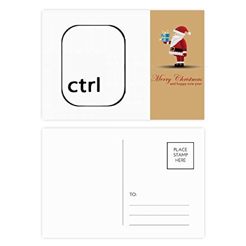Cartes postales Ctrl Père Noël à envoyer aux collègues de bureau