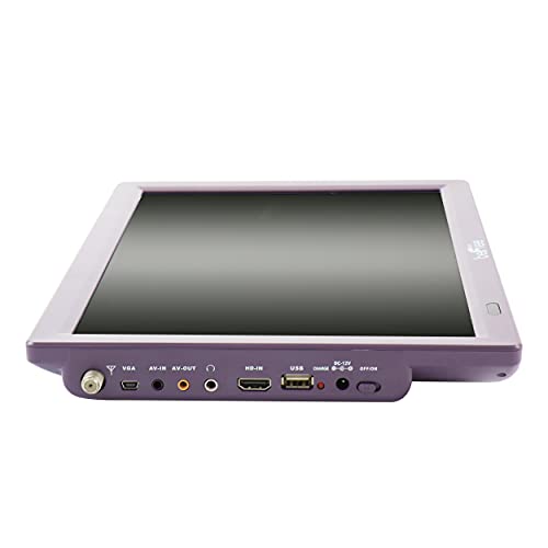 Image of beFree Sound Portable Rechargeable 14 Inch LED TV with HDMI, SD /MMC, USB, VGA, AV in /Out and Built-in Digital Tuner in Purple