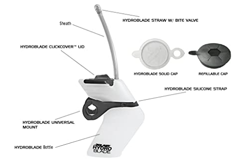 XLAB Hydroblade Road Edition Vertical Front Hydration System Black