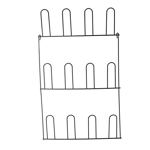 Sapateira para parede 6 pares Preto