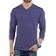 Mens Blue Long Sleeves Shirt