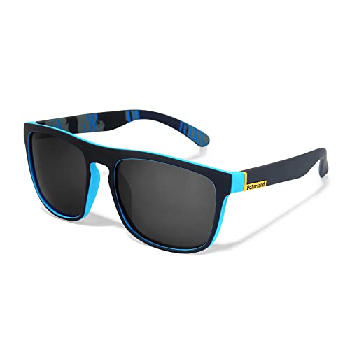 Classic Polarized Sunglasses for Men Women Retro Lens Sports Glasses UV Protection for Driving Fishing Cycling Running