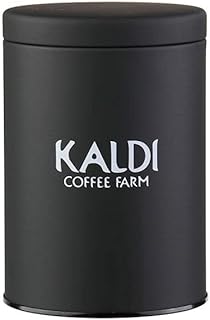 カルディオリジナル キャニスター缶 ブラック 1個