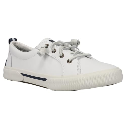 Sperry Womens Pier Wave LTT Lace Up Sneakers Shoes Casual - White - Size 9 W2