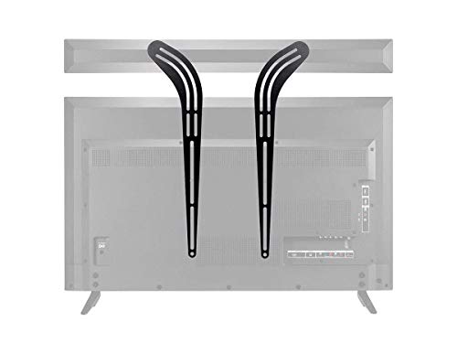 Monoprice - 115265 Universal Soundbar Bracket 2334; - 5534, Black, 22 x 1.7 x 7