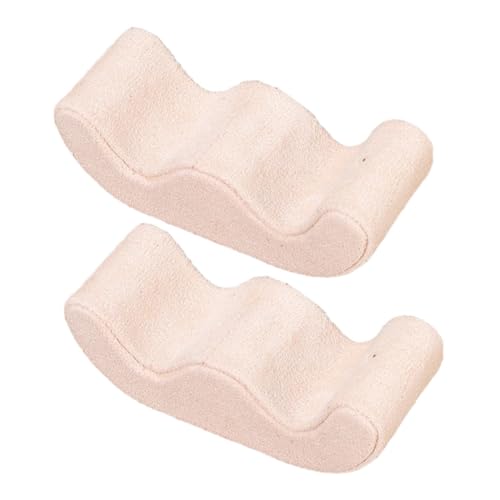 Homoyoyo 2 Piezas Ver Almohada Mini Almohadas De Pulsera Ver Almohadillas De Visualización Almacenamiento De Exhibición De Brazaletes Almohadilla De Reloj Beige Vellón De Cuero