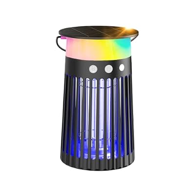 Bug Zapper & Trap, 4200V Rechargeable Mosquito Killer Lamp, Waterproof for Outdoor Patio, Camping, Garden & Indoor Home, Kitchen, Effective on Fruit Flies, Gnats & Flying Insects
