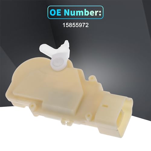 Image of X AUTOHAUX Replacement Front Right Passenger Side Power Door Lock Actuator Motor for Hummer H3 2006-2010 for Hummer H3T 2009-2010 Door Latch Actuator Assembly Replace No.15855972 Beige