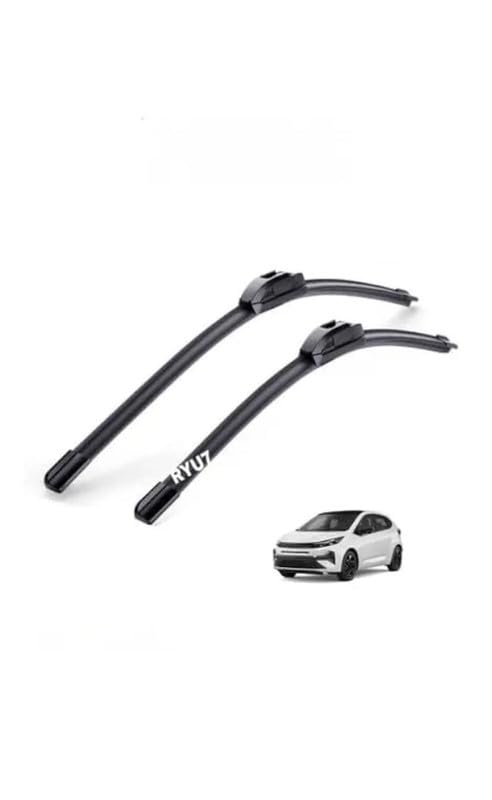 Image of All Season Frameless /Soft Wiper Blades Fits For Tata Altroz 24 inch /600mm+16 inch /400mm(Pack of 2)