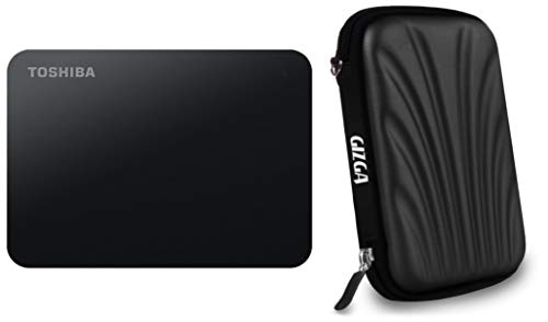 Image of TOSHIBA Canvio Basic 2TB A2 USB 3.0 External Hard Drive (Black) with Case