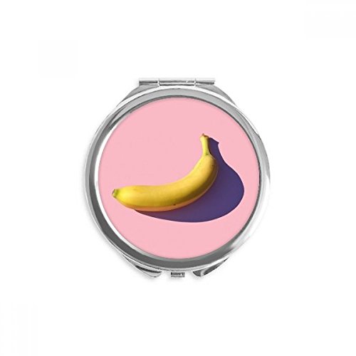 Miroir de maquillage de poche rond et compact au design multicolore apple