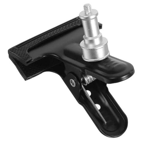 PRETYZOOM Backdrop Clamps Large Metal Spring Clamps for Photography Heavy Duty Clamp Clips for Backdrop Stand Black