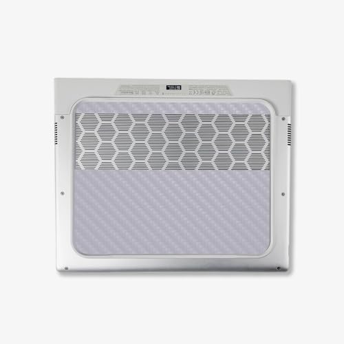Image of MightySkins Carbon Fiber Skin Compatible with Alienware X14 R2 (2023) Full Wrap Kit - Solid Gray | Protective, Durable Textured Carbon Fiber Finish | Easy to Apply & Change Styles | Made in The USA