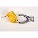 Justrite 08497 10' Long Insulated Grounding Wire with Hand Clamp and 1-4'' Terminal